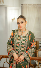 Aneelas Luxury Silk 3 Piece Unstitched V262